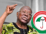 Rephrased:Bode George criticizes PDP defectors, describing their reasons as selfish and self-serving.
