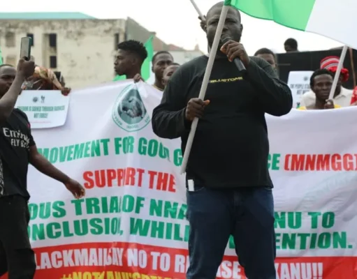 #FreeNnamdiKanu: Protest rocks Abuja, grounds activities across Southeast states